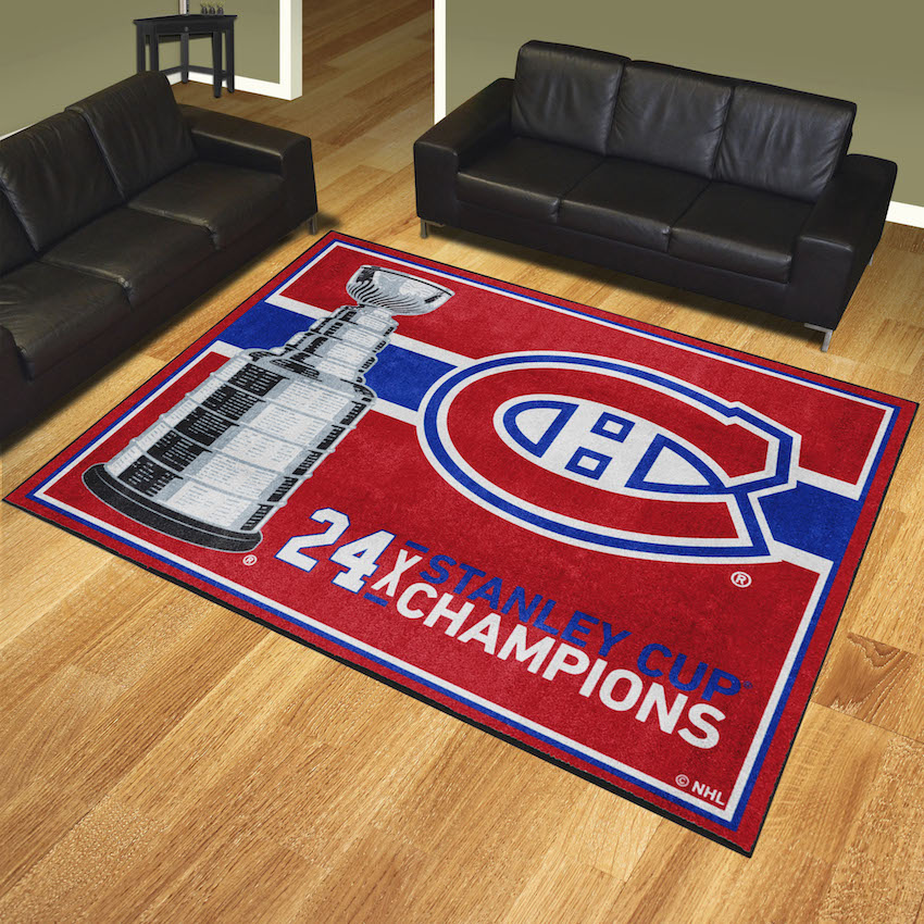 Montreal Canadiens 8 x 10 DYNASTY Area Rug