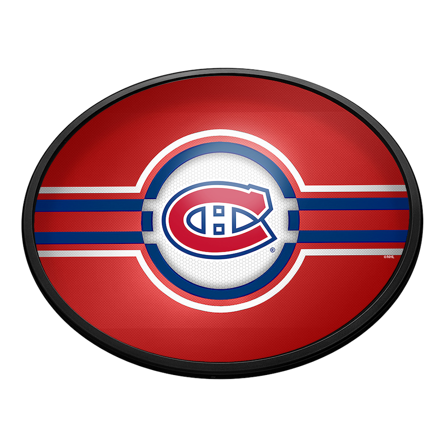 Montreal Canadiens Slimline LED Wall Sign ~ OVAL