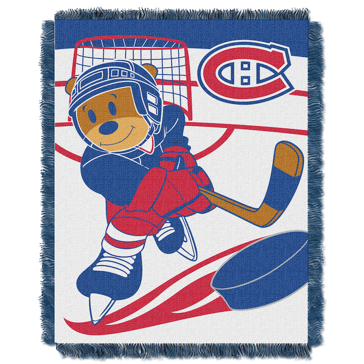 Montreal Canadiens Woven Baby Blanket 36 x 48