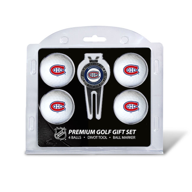 Montreal Canadiens 4 Golf Ball and Divot Tool Set