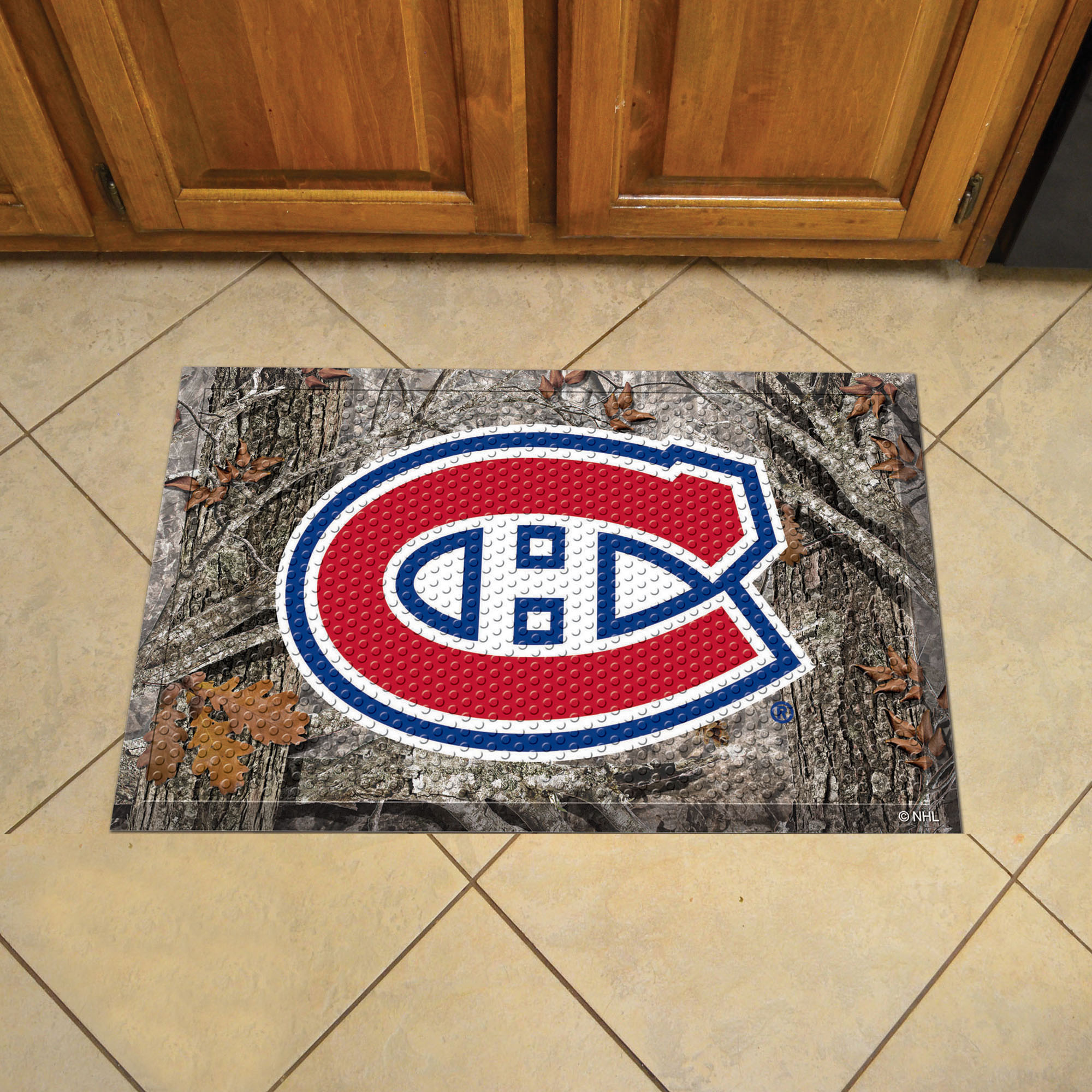 Montreal Canadiens Camo Style SCRAPER Door Mat