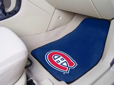 Montreal Canadiens Car Floor Mats 18 x 27 Carpeted-Pair