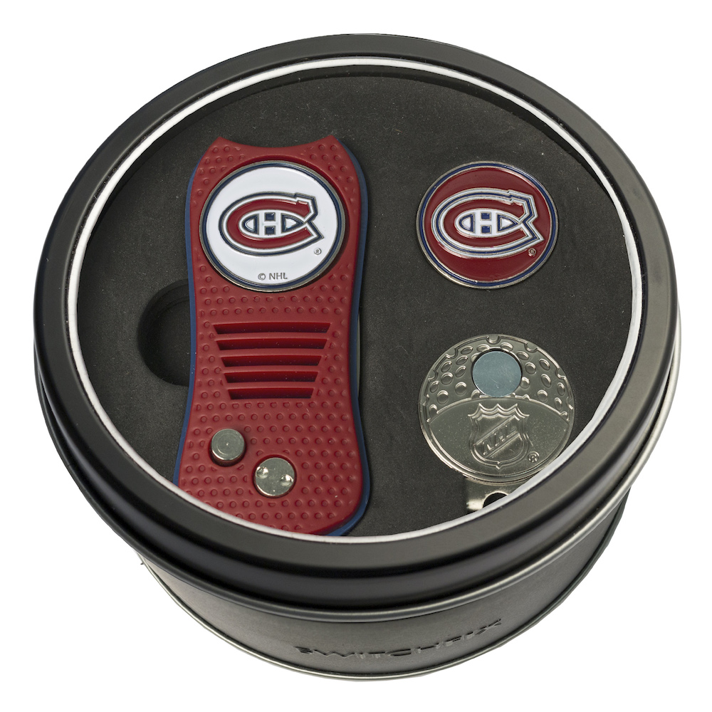 Montreal Canadiens Switchblade Divot Tool Cap Clip and Ball Marker Gift Pack