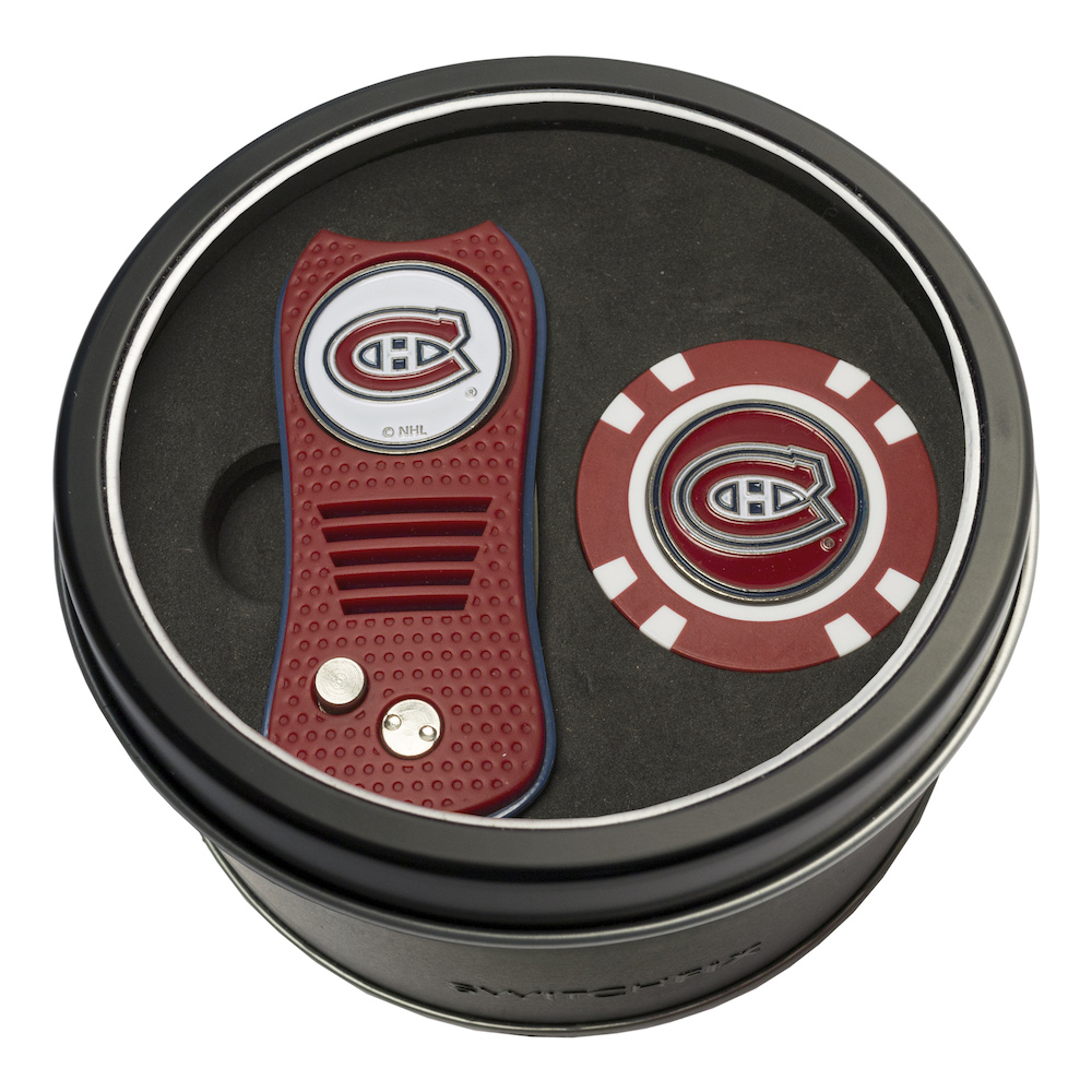 Montreal Canadiens Switchblade Divot Tool and Golf Chip Gift Pack