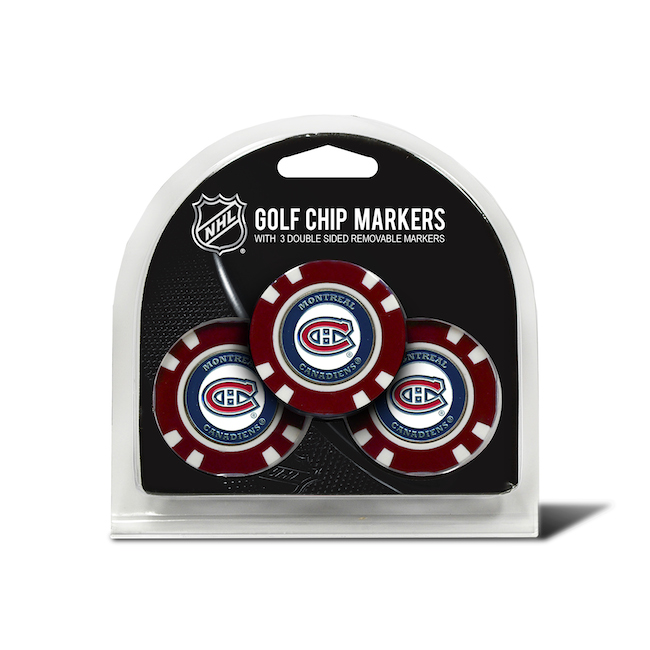 Montreal Canadiens 3 Pack Golf Chips