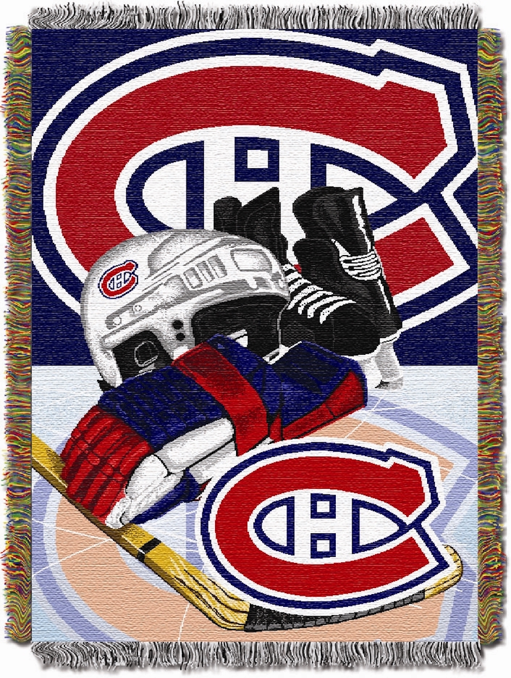 Montreal Canadiens Home Ice Advantage Series Tapestry Blanket 48 x 60