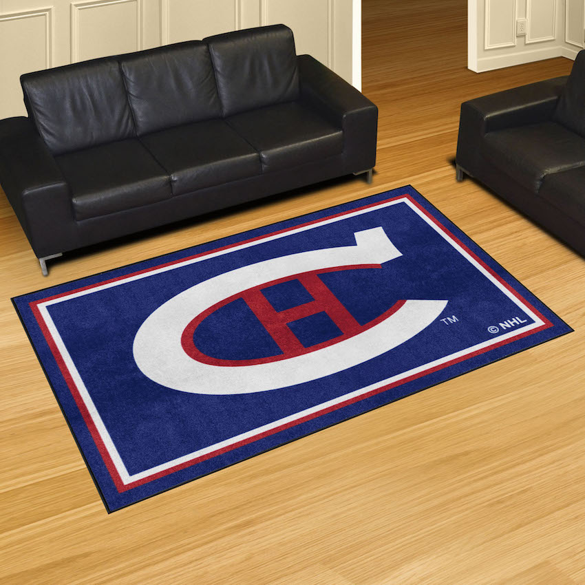 Montreal Canadiens Vintage 5x8 Area Rug - Throwback Logo