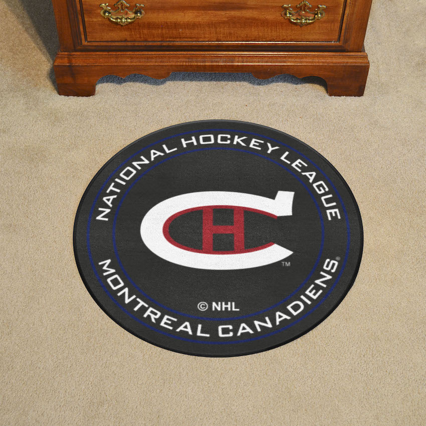 Montreal Canadiens Vintage Puck Mat - Throwback Logo