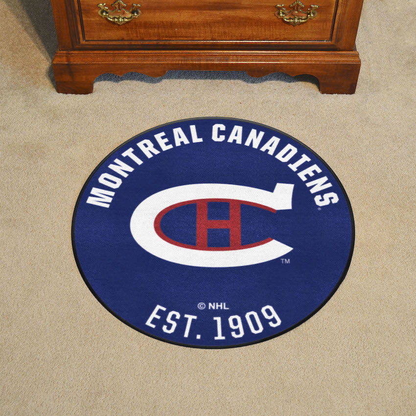 Montreal Canadiens Vintage Roundel Mat - Throwback Logo