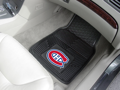 Montreal Canadiens Car Floor Mats 18 x 27 Heavy Duty Vinyl Pair