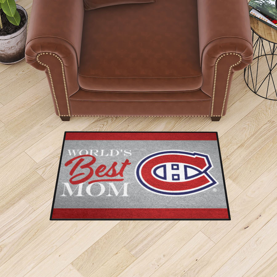 Montreal Canadiens 20 x 30 WORLDS BEST MOM Floor Mat