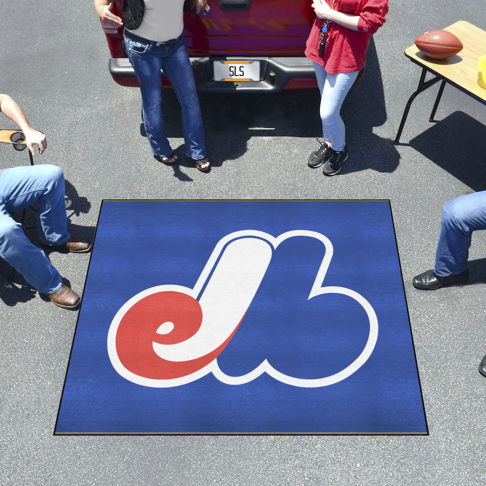 Montreal Expos MLBCC Vintage TAILGATER 60 x 72 Rug Throwback Logo