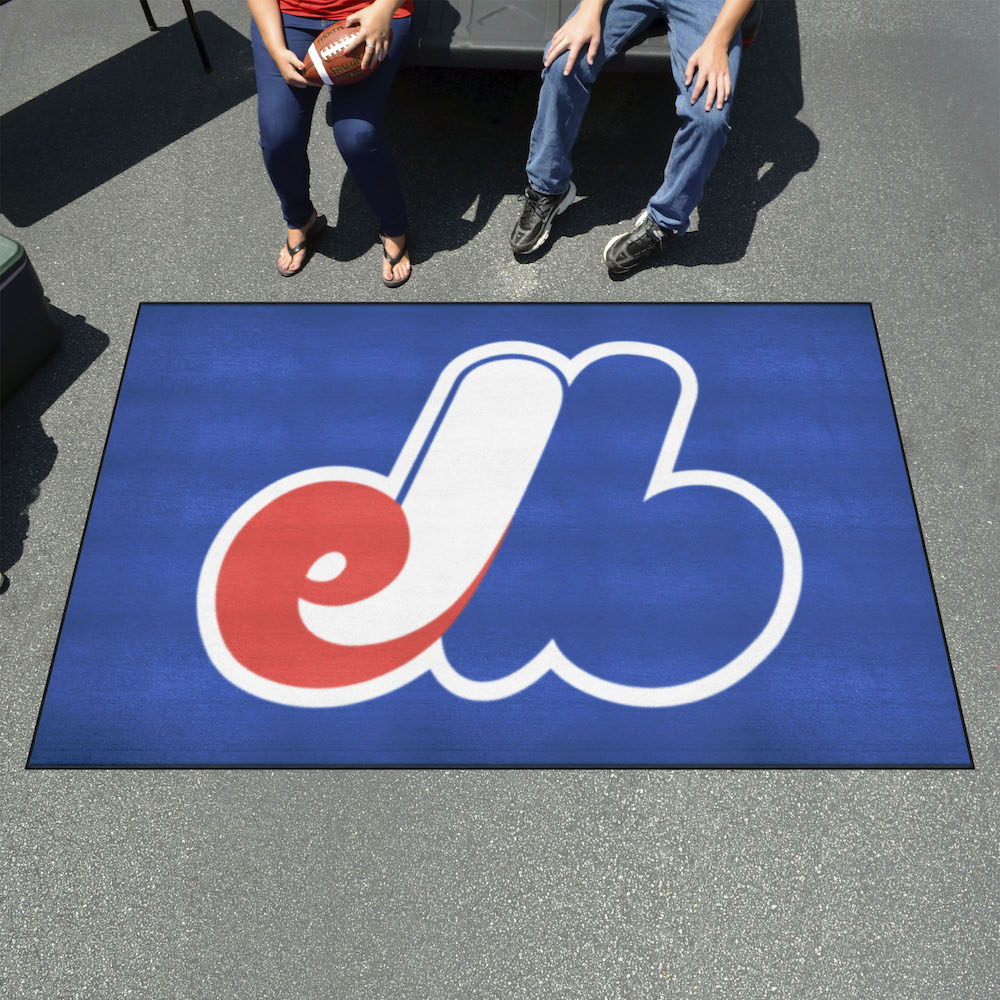 Montreal Expos MLBCC Vintage ULTI-MAT 60 x 96 Rug Throwback Logo