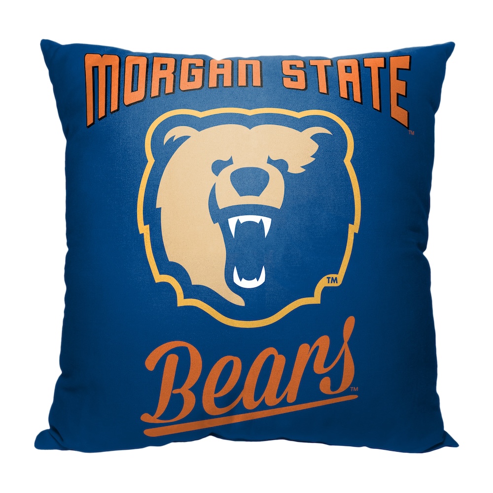 Morgan State Bears ALUMNI Decorative Throw Pillow 18 x 18 inch