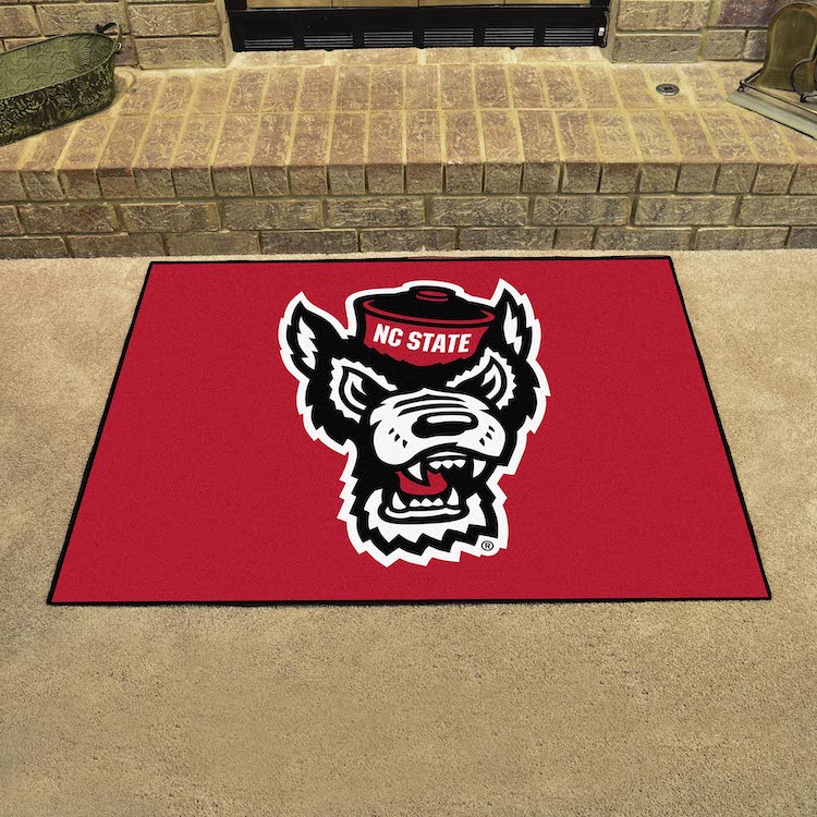 NC State WOLFPACK Logo ALL STAR 34 x 45 Floor Mat