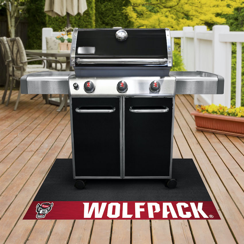 NC State WOLFPACK Logo NCAA Grill Mat