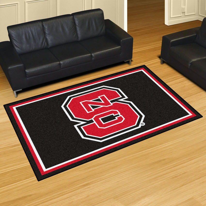 NC State Wolfpack 5x8 Area Rug