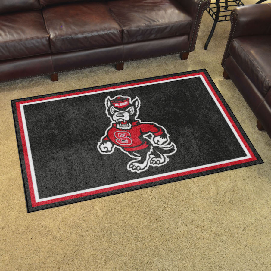 NC State Wolfpack ALT LOGO 4x6 Area Rug