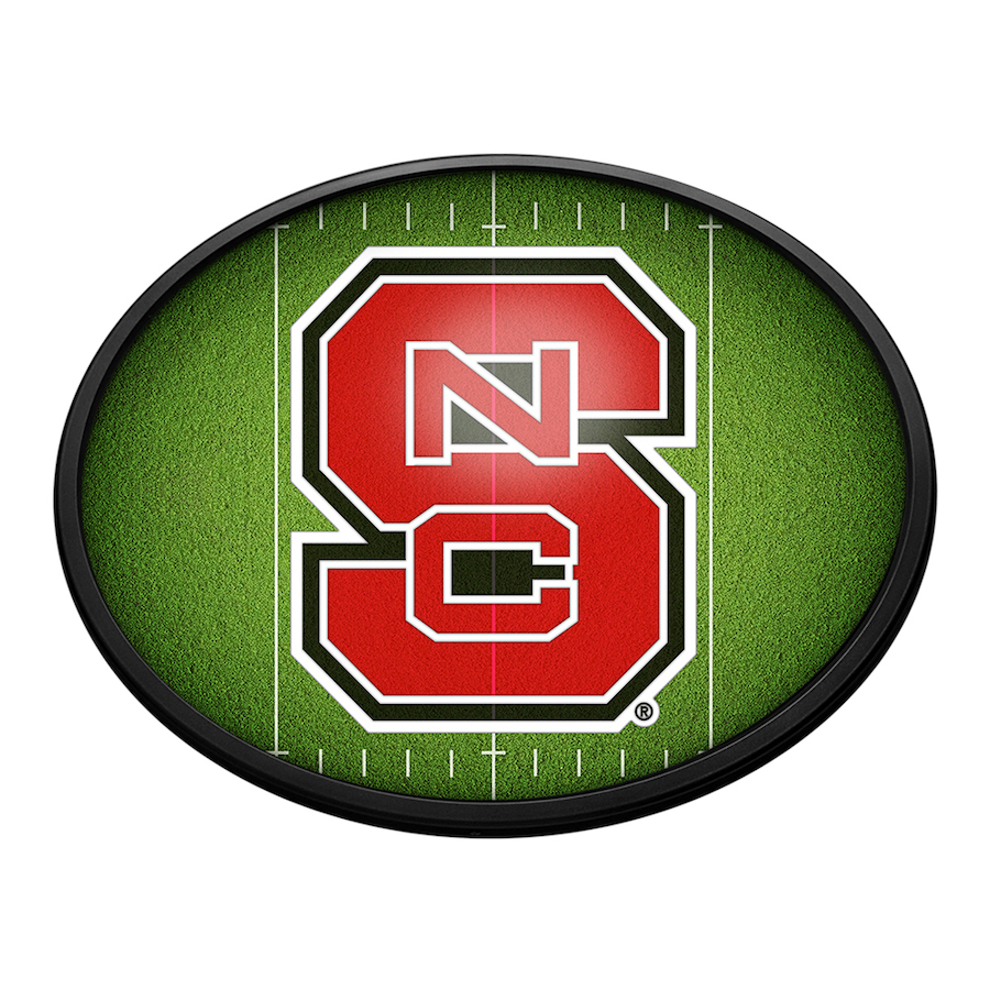 NC State Wolfpack ON THE 50 Slimline LED Wall Sign ~ OVAL