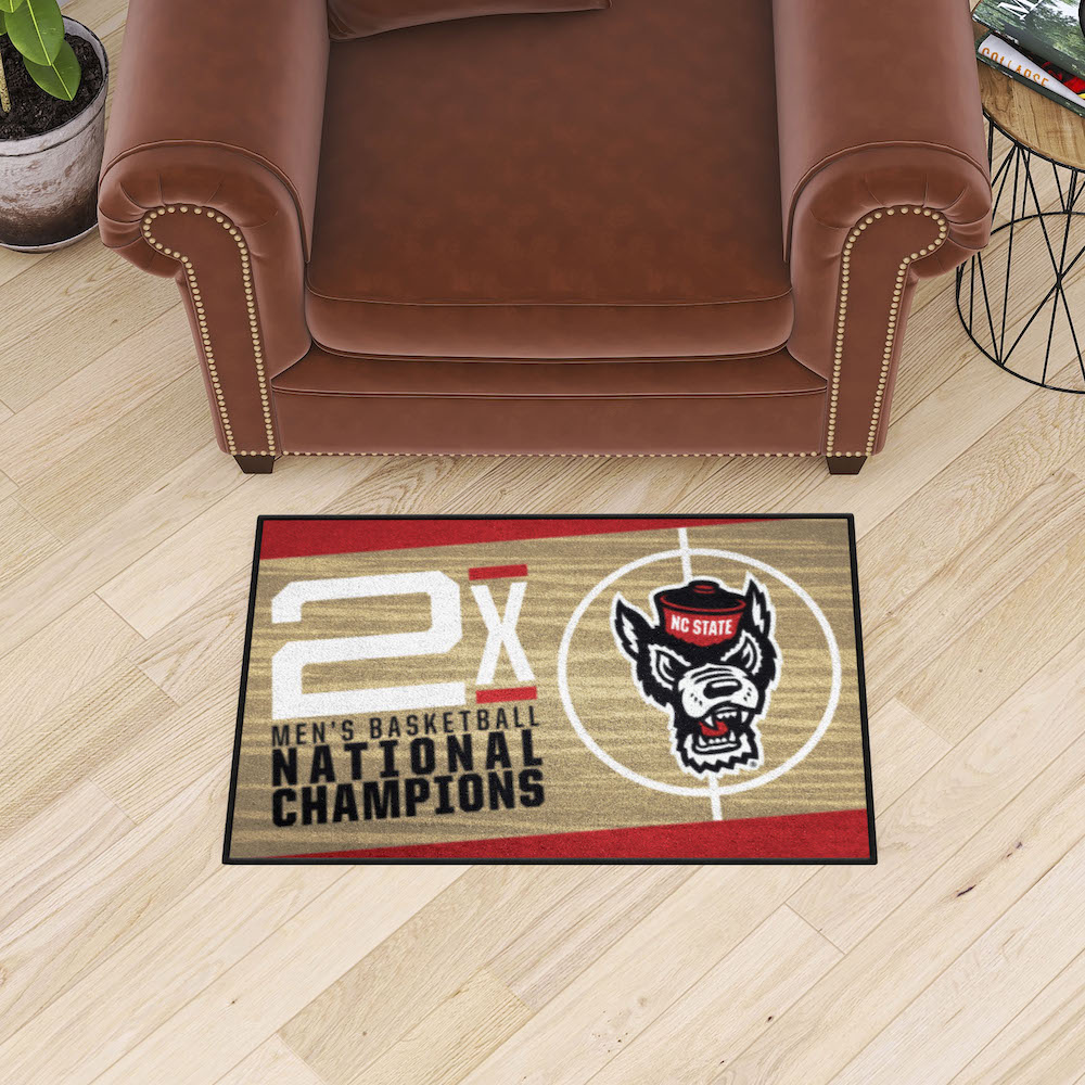 NC State Wolfpack 20 x 30 DYNASTY Starter Floor Mat