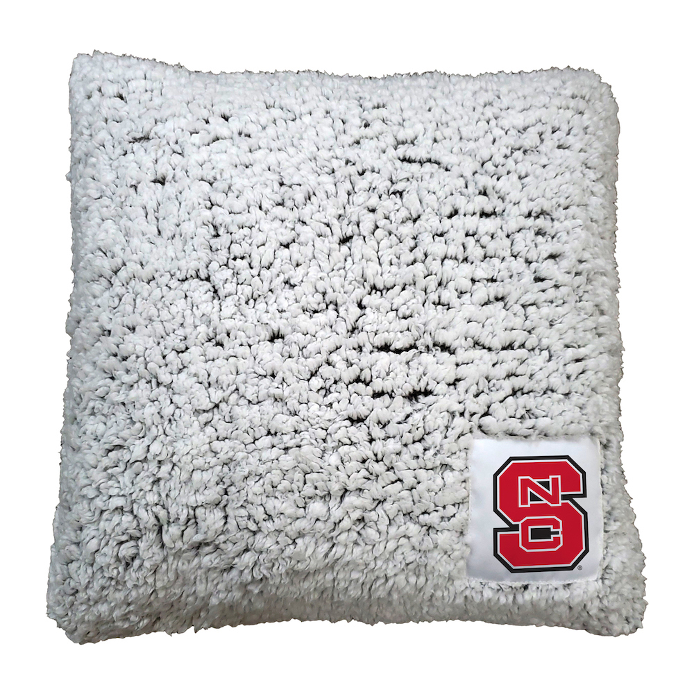 NC State Wolfpack Frosty Throw Pillow