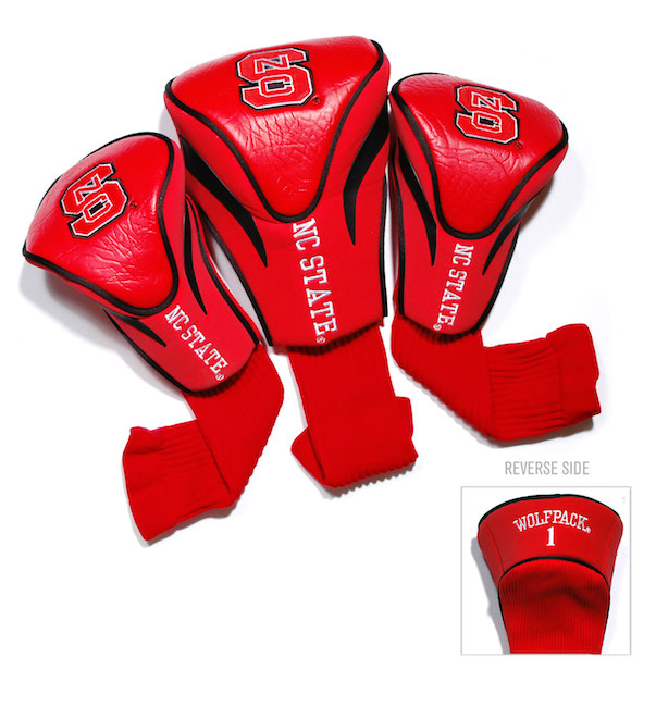 NC State Wolfpack 3 Pack Contour Headcovers