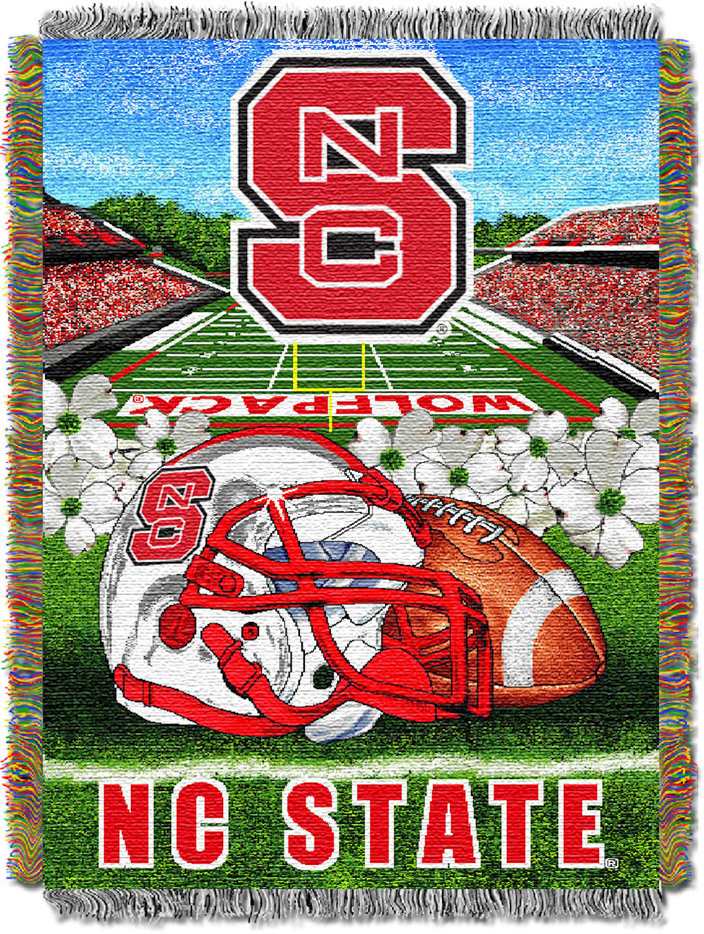 NC State Wolfpack Home Field Advantage Series Tapestry Blanket 48 x 60