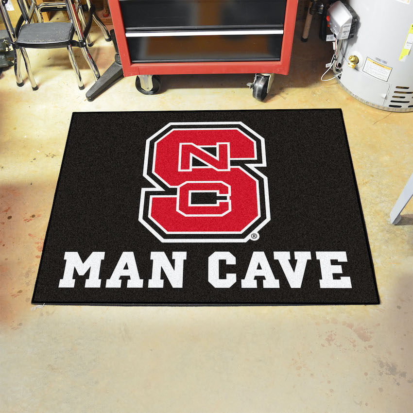 NC State Wolfpack ALL STAR 34 x 45 MAN CAVE Floor Mat