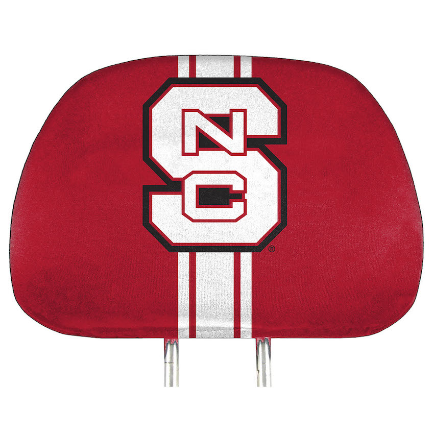 NC State Wolfpack Printed Head Rest Covers