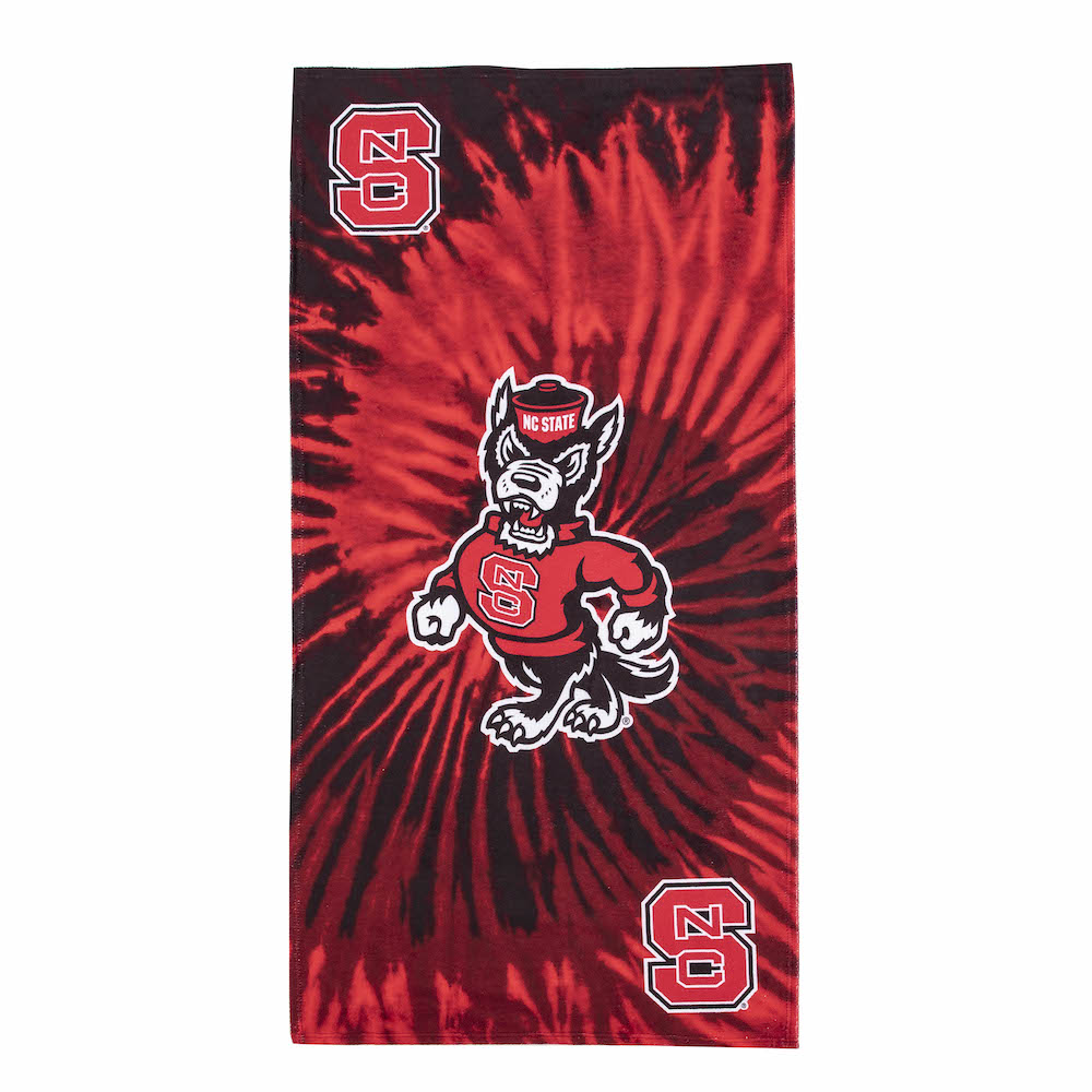 NC State Wolfpack Pyschedelic 30x60 Beach Towel