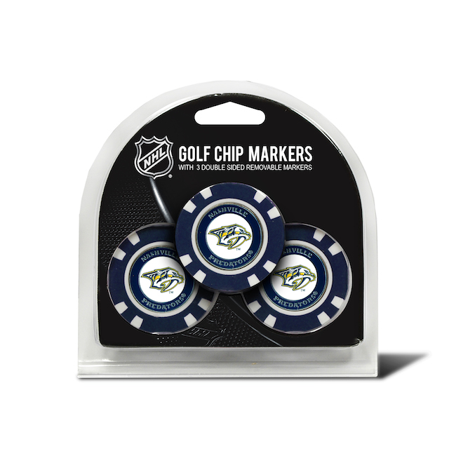 Nashville Predators 3 Pack Golf Chips