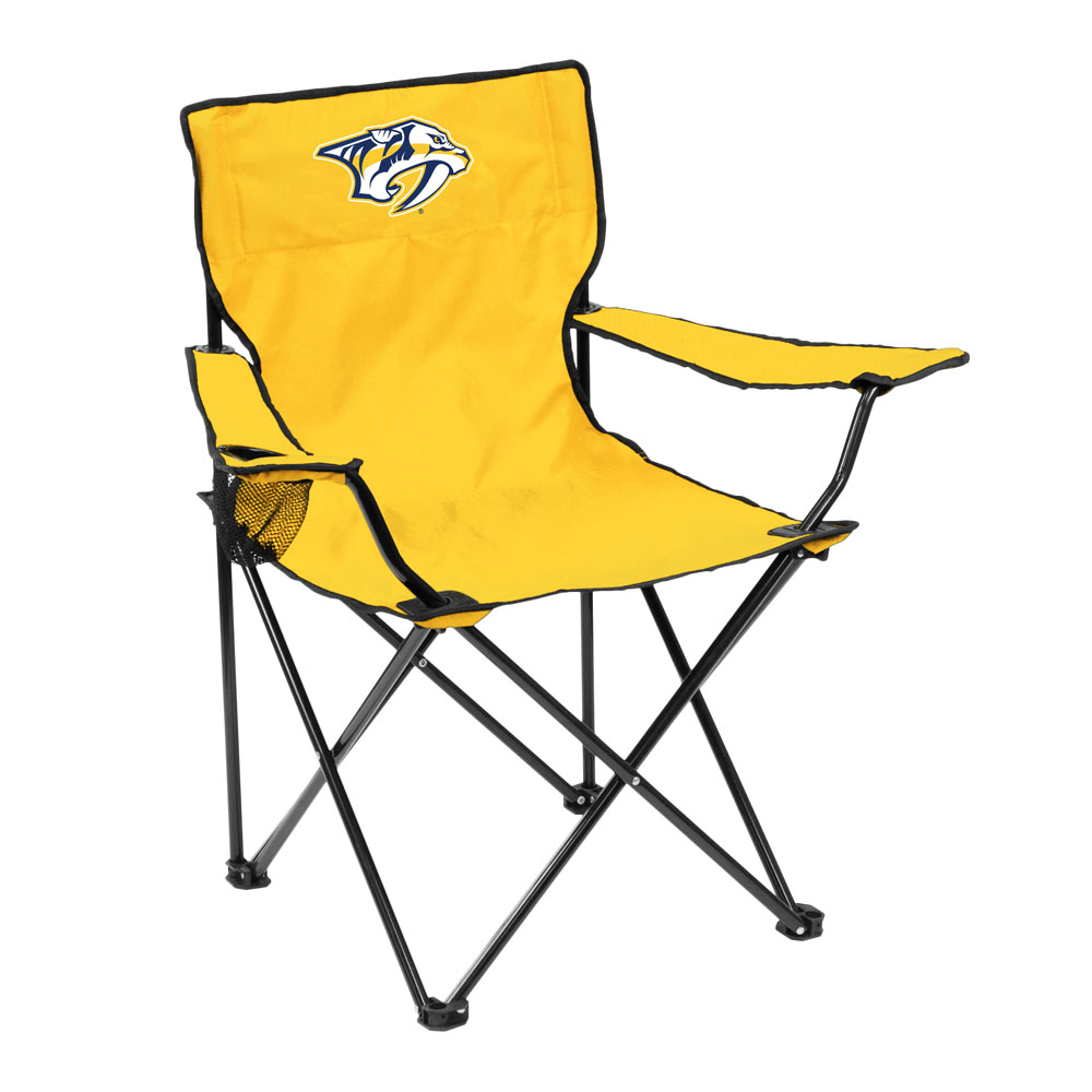 Nashville Predators QUAD style logo folding camp chair
