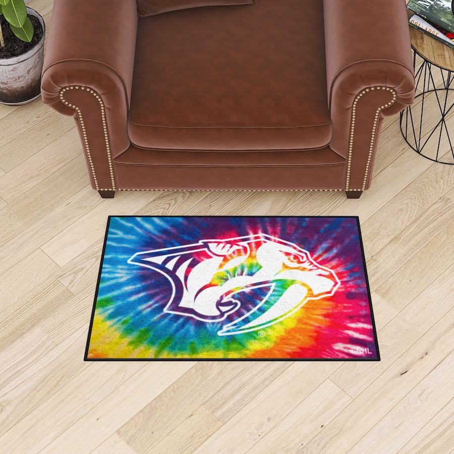 Nashville Predators TIE-DIE 20 x 30 Starter Floor Mat