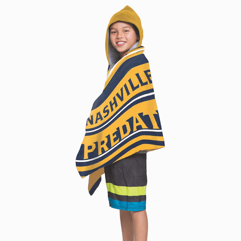 Nashville Predators Youth Hooded Beach Towel