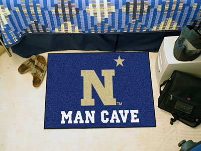 Navy Midshipmen MAN CAVE 20 x 30 STARTER Floor Mat