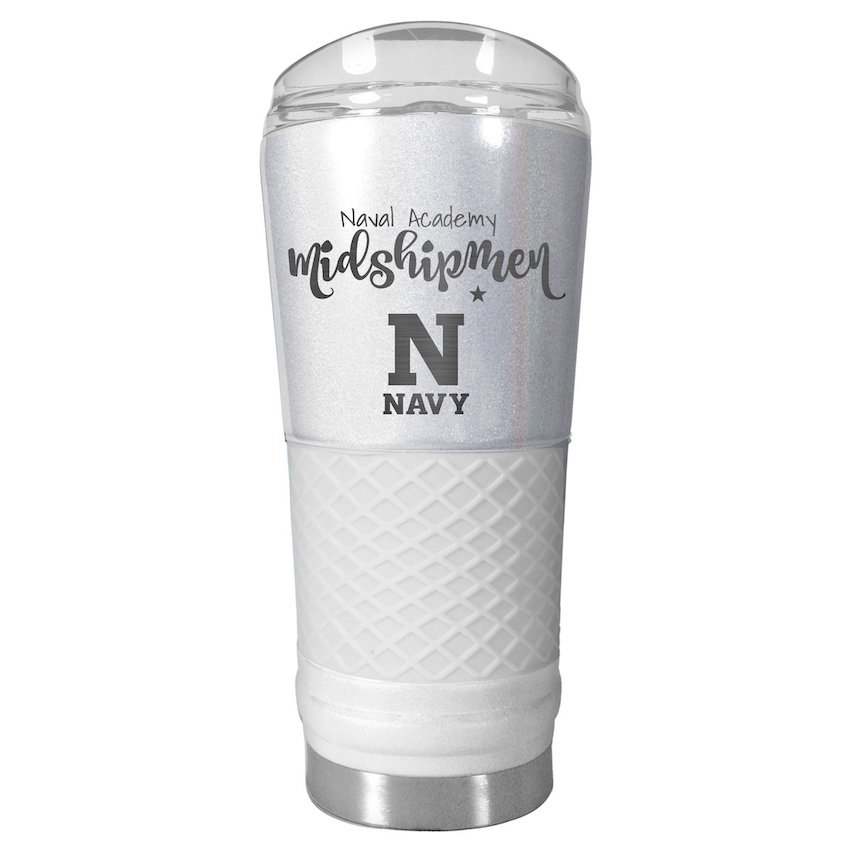 Navy Midshipmen 24 oz OPAL Draft Travel Tumbler