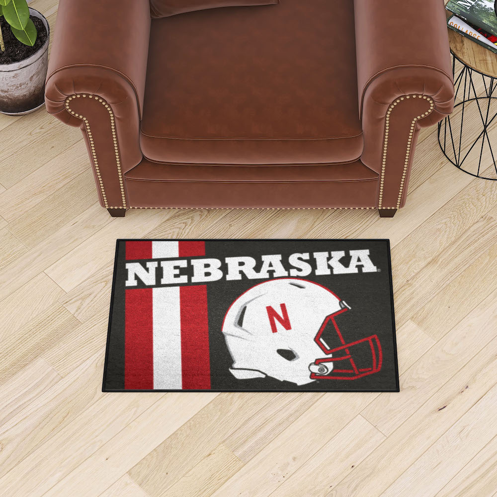 Nebraska BLACKSHIRTS 20 x 30 Uniform STARTER Floor Mat