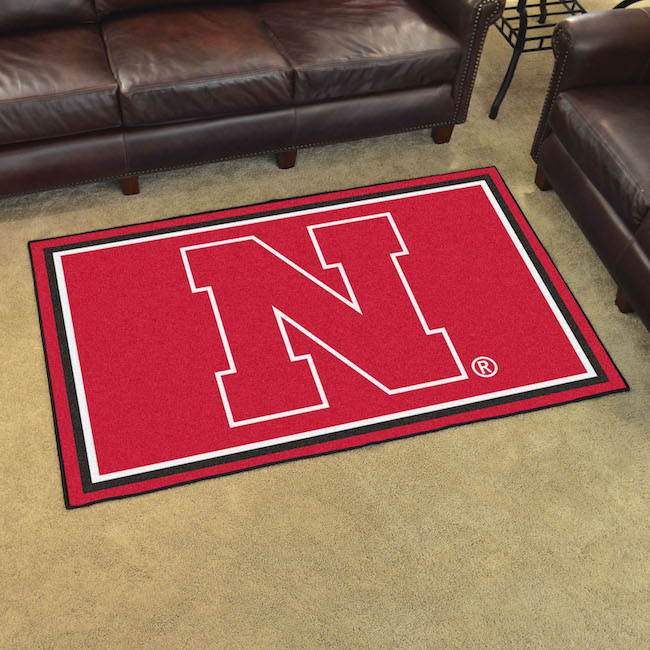 Nebraska Cornhuskers 4x6 Area Rug