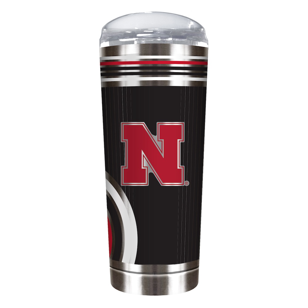 Nebraska Cornhuskers COOL VIBES 18 oz Roadie Travel Tumbler