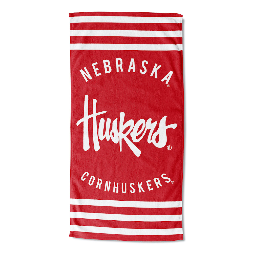 Nebraska Cornhuskers Beach Towel