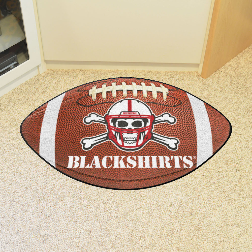 Nebraska Cornhuskers BLACKSHIRTS 22 x 35 FOOTBALL Mat