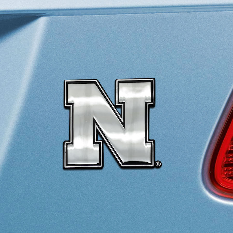 Nebraska Cornhuskers Metal Auto Emblem