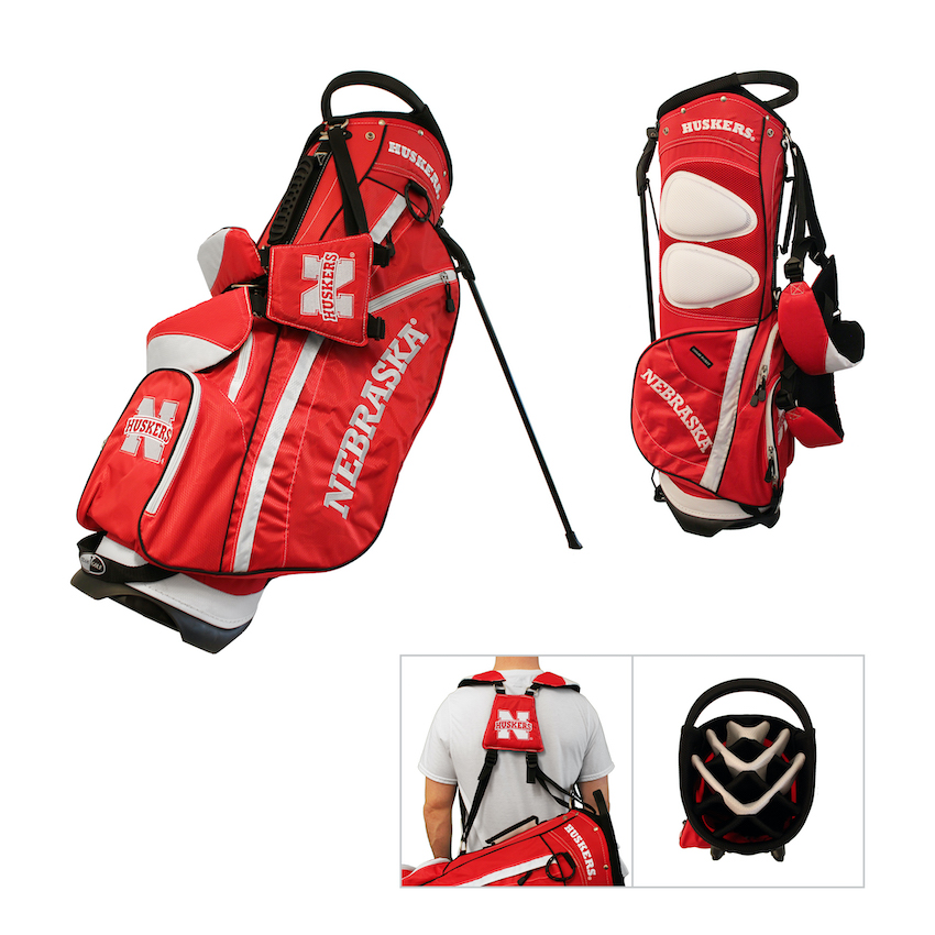 Nebraska Cornhuskers Fairway Carry Stand Golf Bag