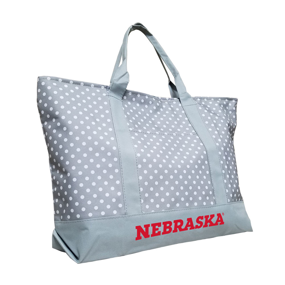 Nebraska Cornhuskers Dot Tote Bag