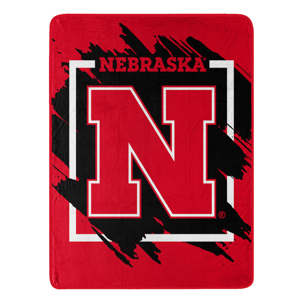 Nebraska Cornhuskers Micro Raschel 50 x 60 Team Blanket