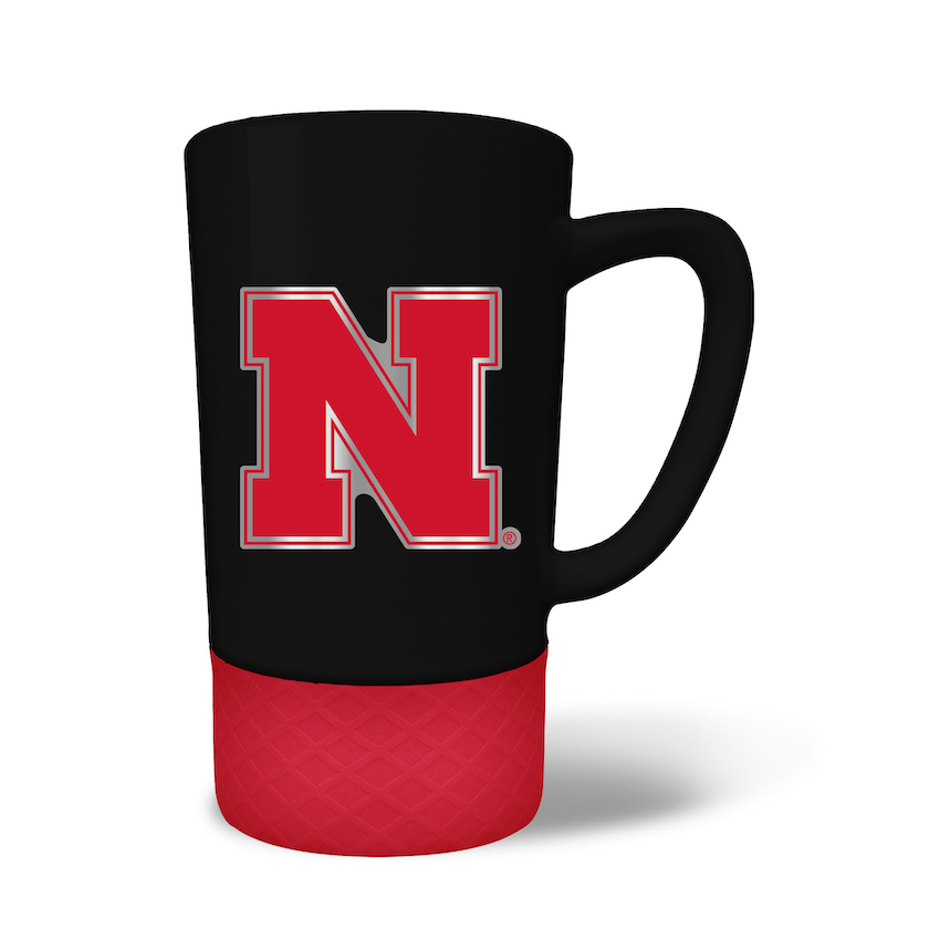 Nebraska Cornhuskers 15 oz Team Colored JUMP Mug