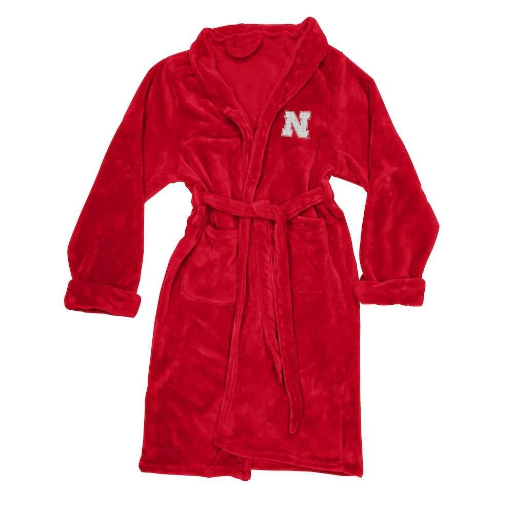 Nebraska Cornhuskers Mens Silk Touch Bath Robe (L/XL)