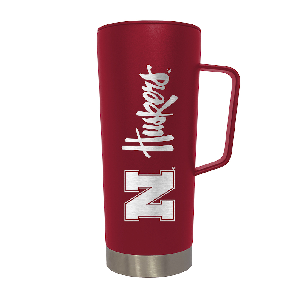 Nebraska Cornhuskers 18 oz ROADIE Tumbler With Handle