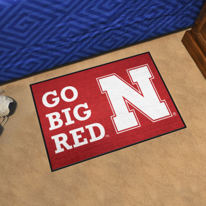 Nebraska Cornhuskers SLOGAN 20 x 30 Starter Floor Mat