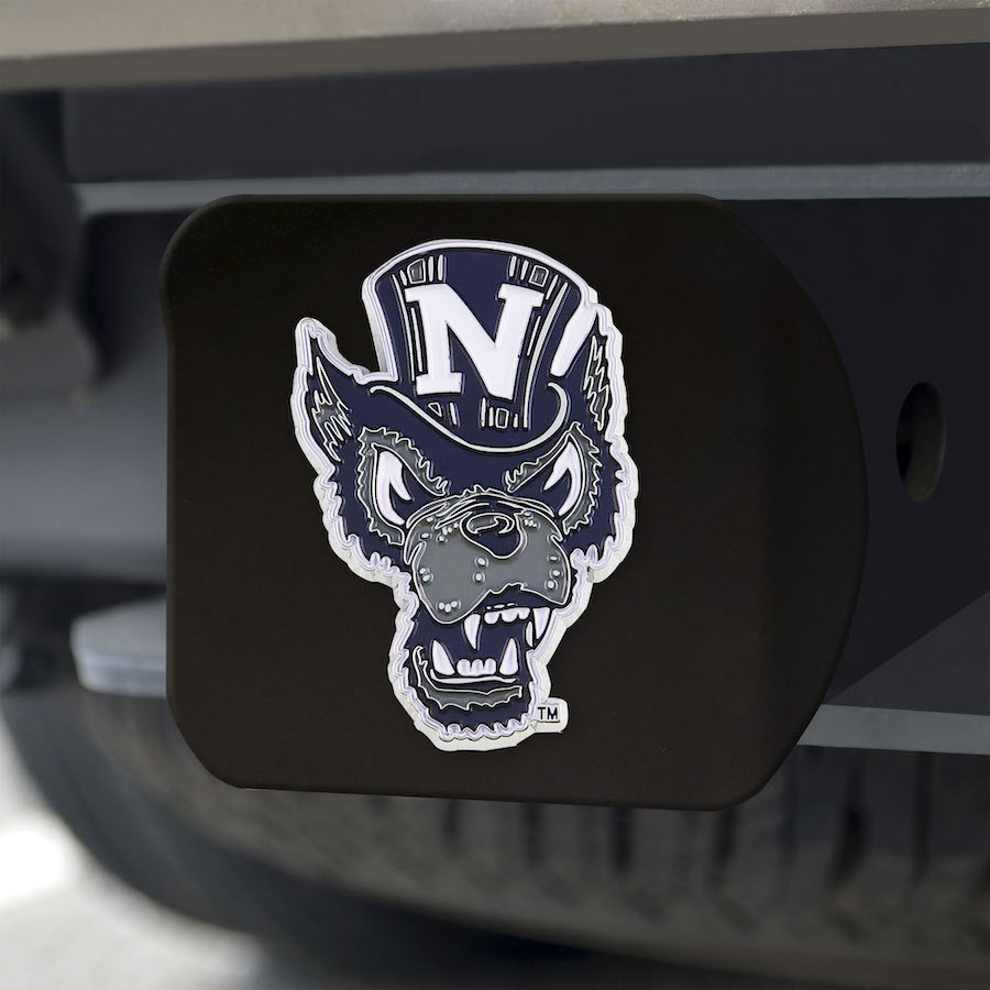 Nevada Wolfpack Black and Color Trailer Hitch Cover